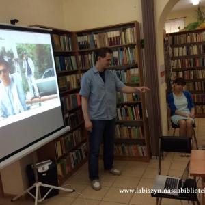 Spotkanie młodzieży  z  pisarzem Arkadiuszem Niemirskim