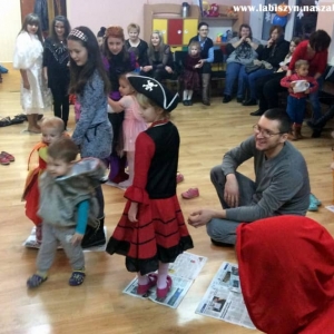Bal przebierańców dla dzieci zorganizowany wspólnie z sołectwem Jeżewa i Jeżewic 26.01.2016 r. 
