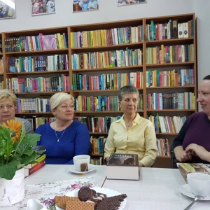 Spotkanie Dyskusyjnego Klubu Książki z Dorotą Schrammek. 14.05.2019