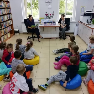 Wizyta przedszkolaków z grupy Żabki. Warsztaty o porach roku. 15.05.2019