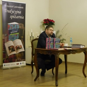 Krzysztof Leśniewski i jego kuchnia pałucka. 10.12.2019 r. 